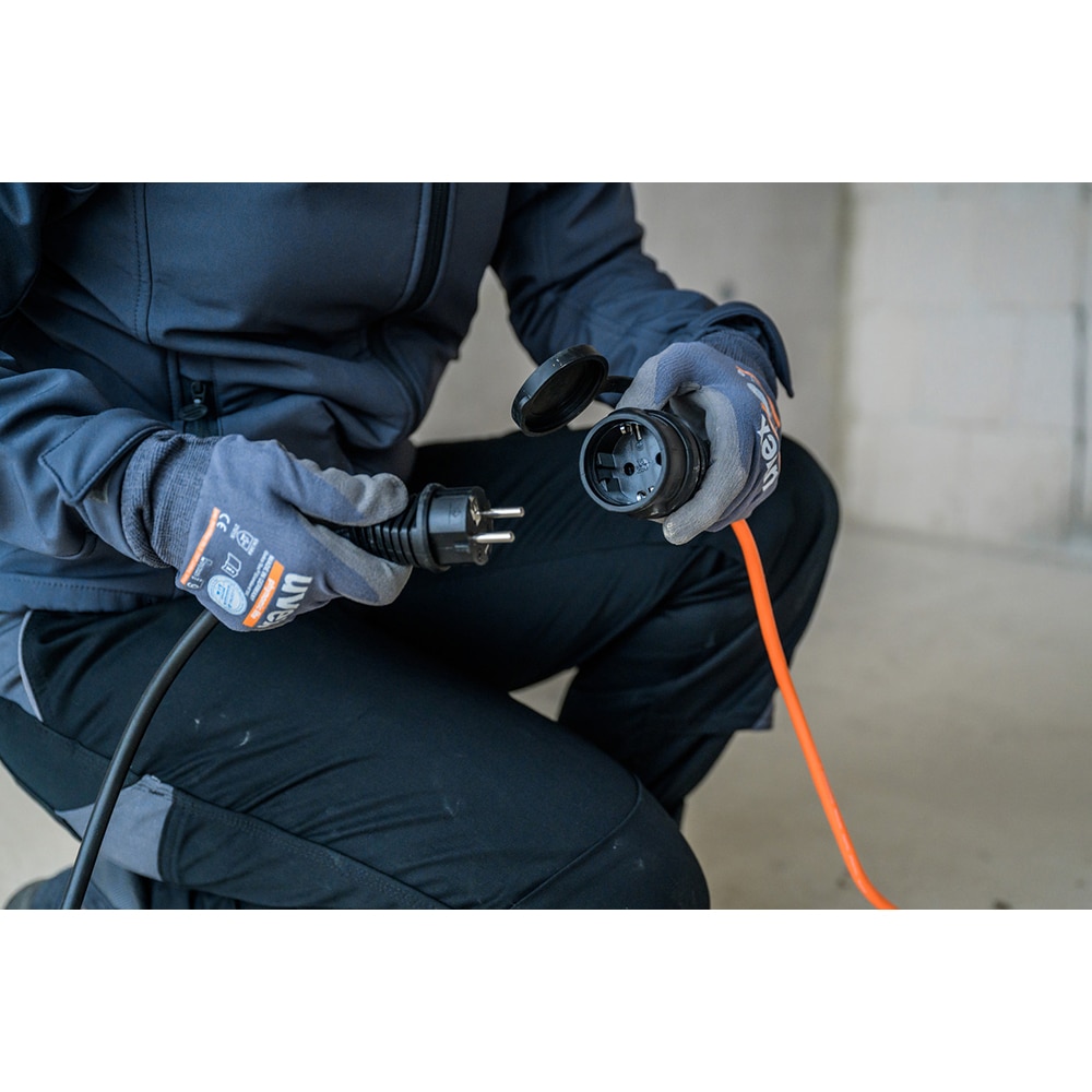 Prelungitor cu protectie BRENNENSTUHL, 10m, portocaliu