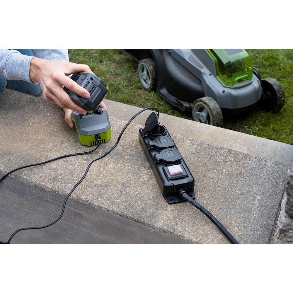 Prelungitor BRENNENSTUHL, 3 prize, 2m, negru