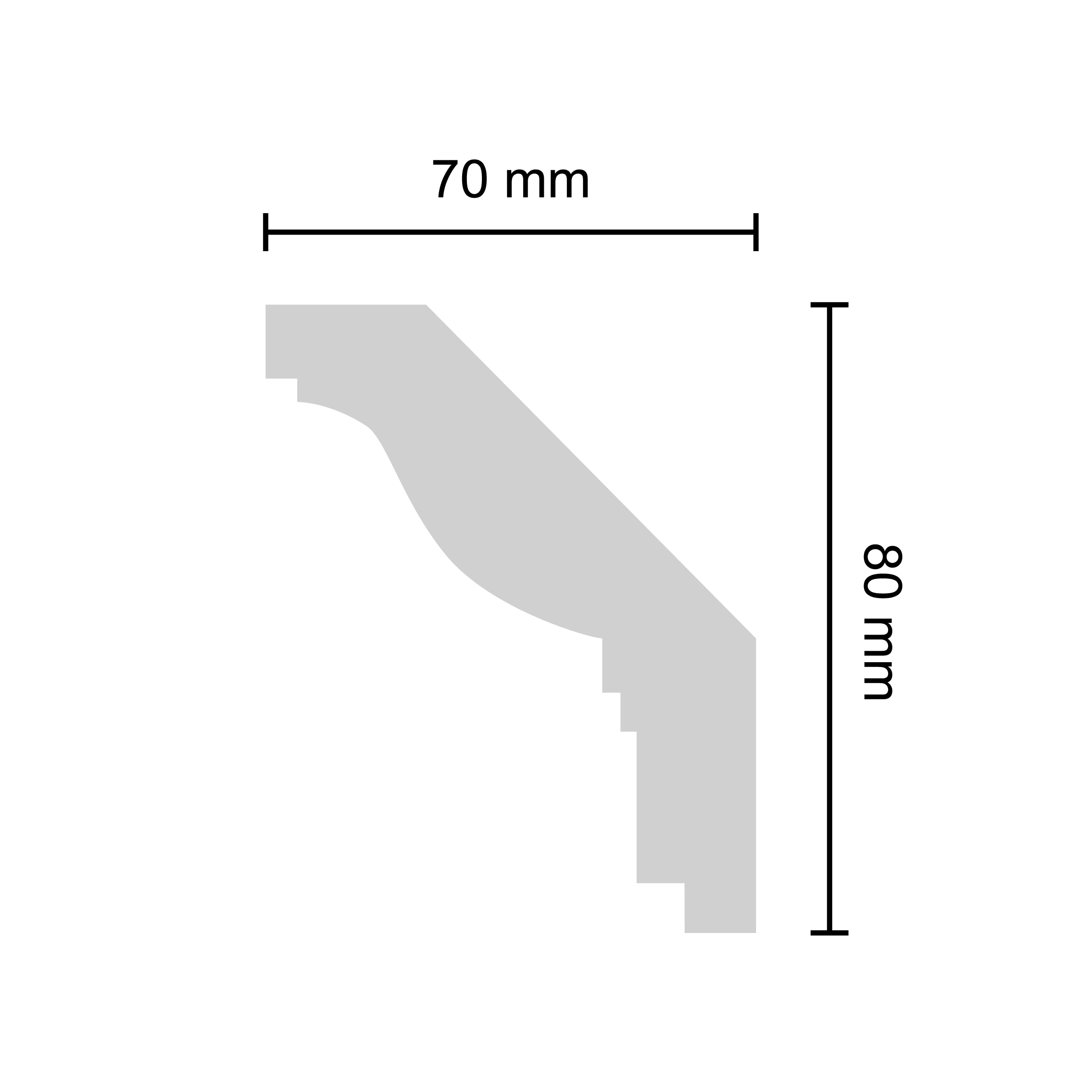 Bagheta Decorativa Eps G32 7X200Cm, 18Mm  Decosa