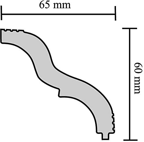 Bagheta Decorativra Xps St60 6,5X200Cm, 12Mm • Decosa