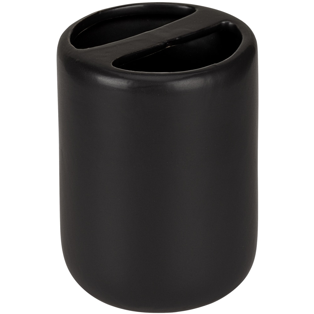 Pahar baie WENKO Olinda, ceramica, negru