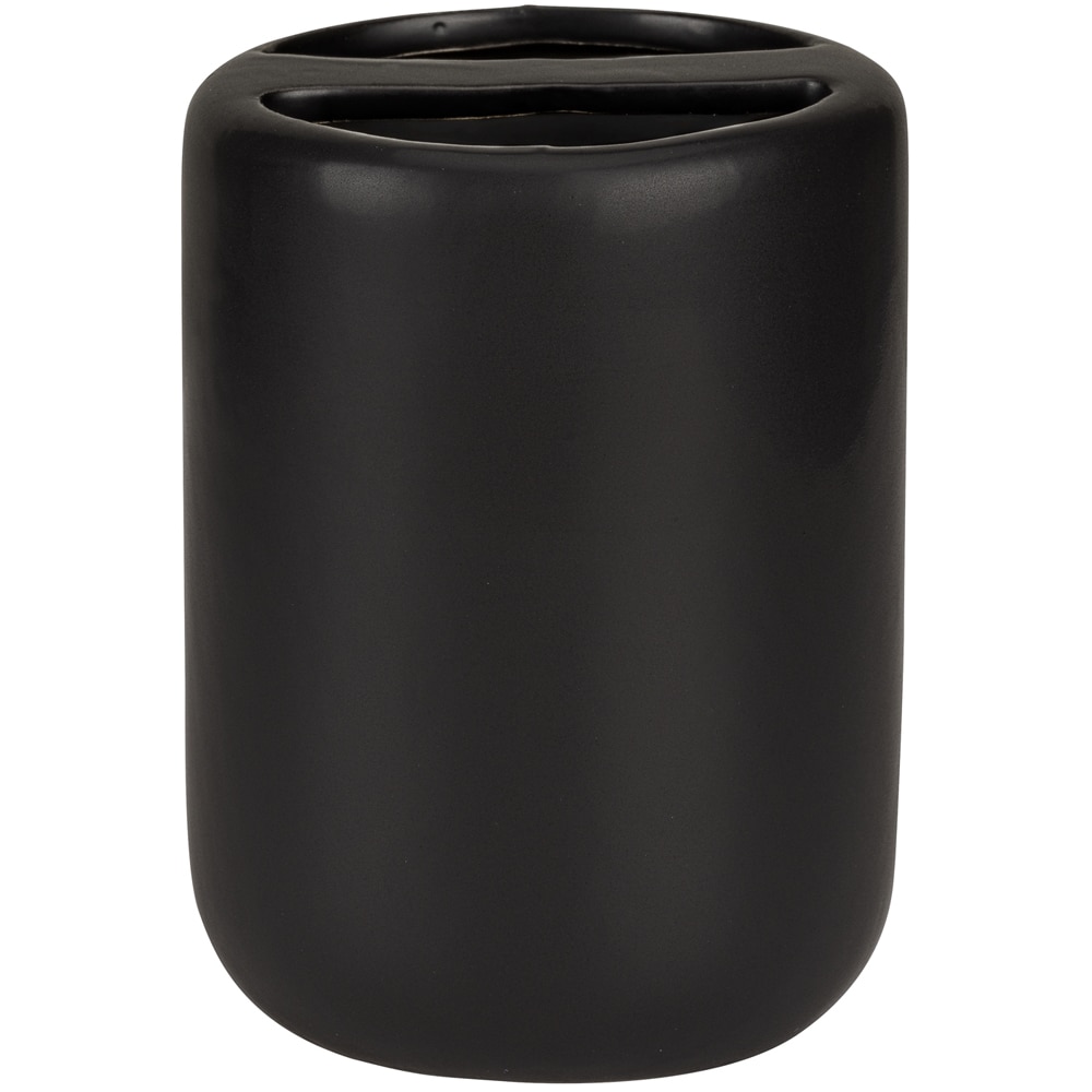 Pahar baie WENKO Olinda, ceramica, negru