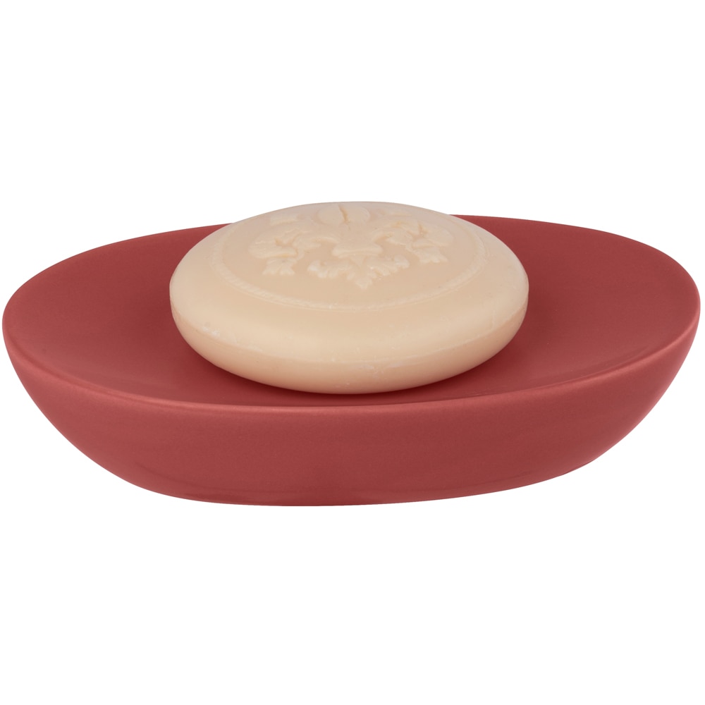 Savoniera WENKO Olinda, ceramica, rosu