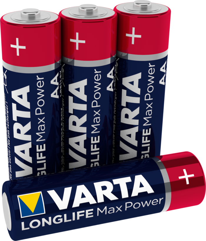 Set 4 baterii alcaline AA  Varta Max Power