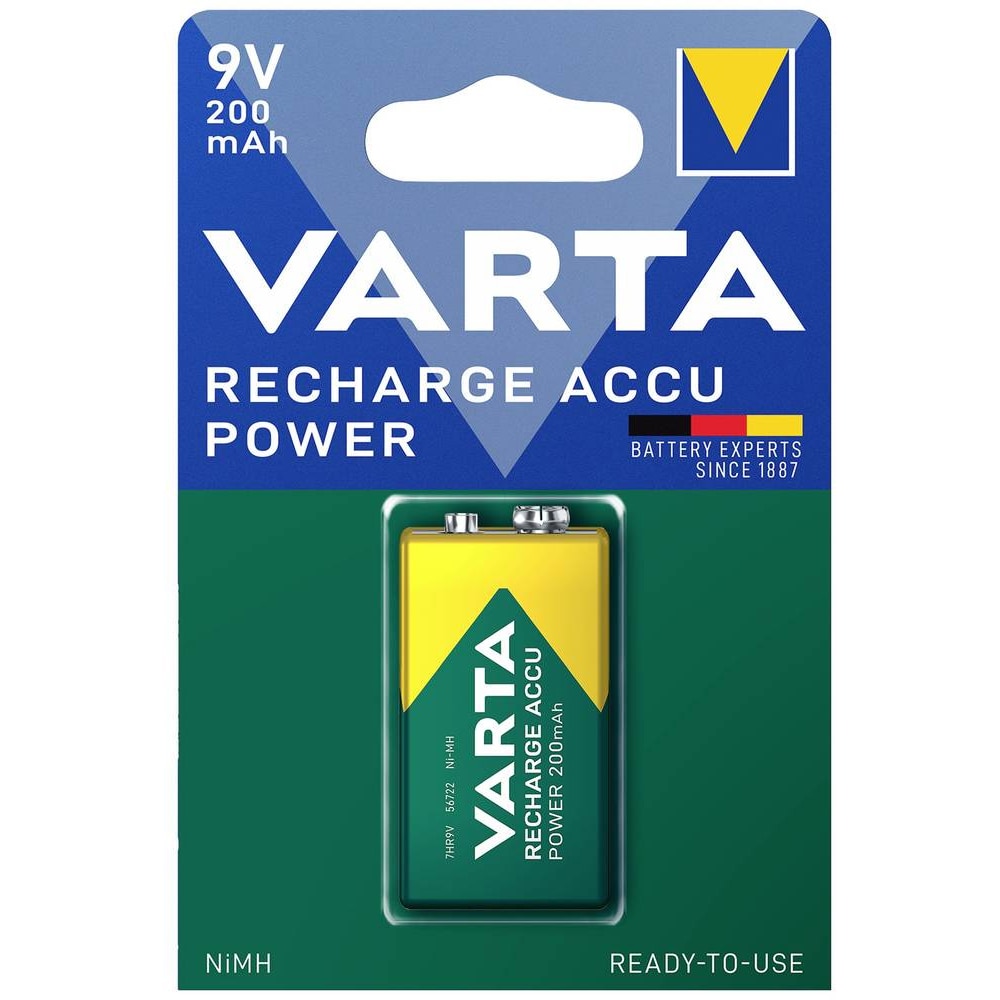 Acumulator Varta, 7HR9V, Ni-MH 200 mAh