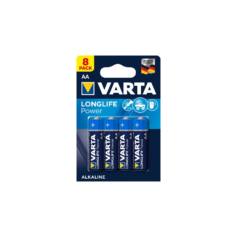 Set 8 baterii alcaline AA  Varta