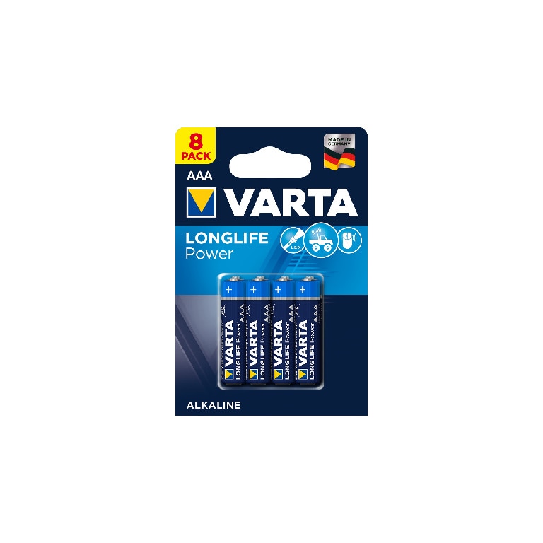 Set 8 baterii alcaline AAA  Varta