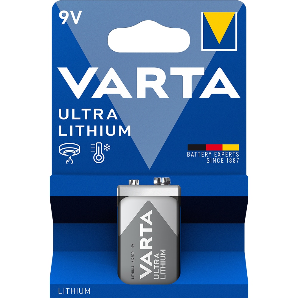 Baterie Lithium VARTA, 9V, 1 bucata