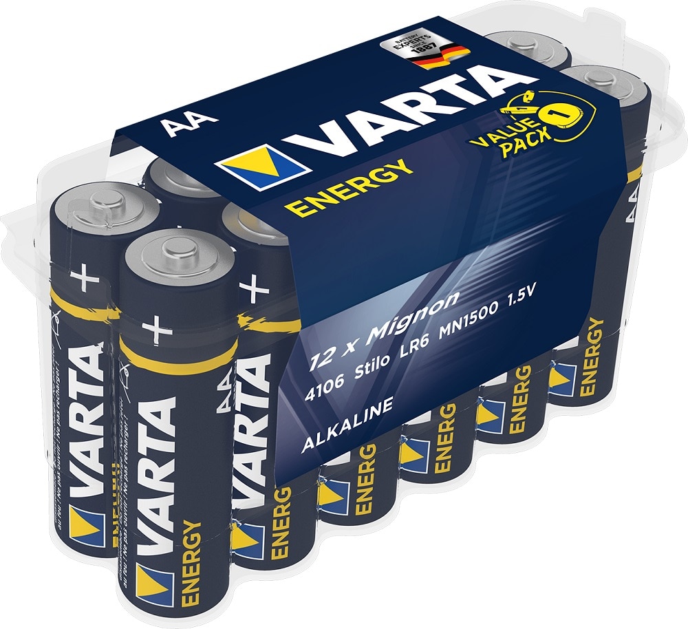 Set 12 baterii alcaline AA  Varta