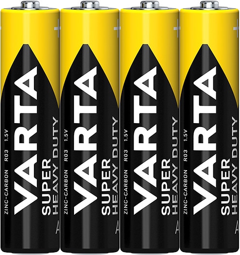 Baterii zinc carbon AAA VARTA Superlife, 4 bucati