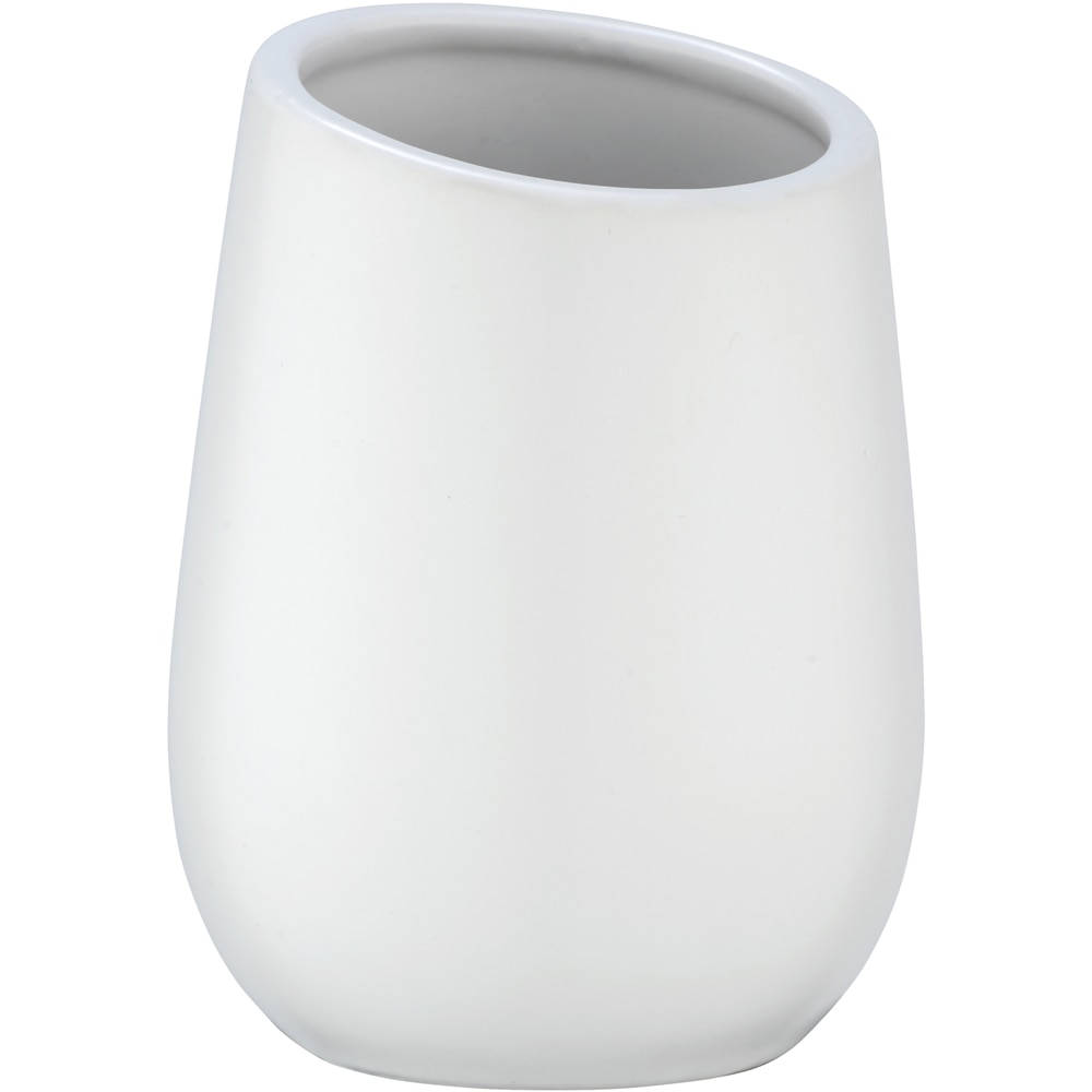 Pahar baie WENKO Badi, ceramica, alb