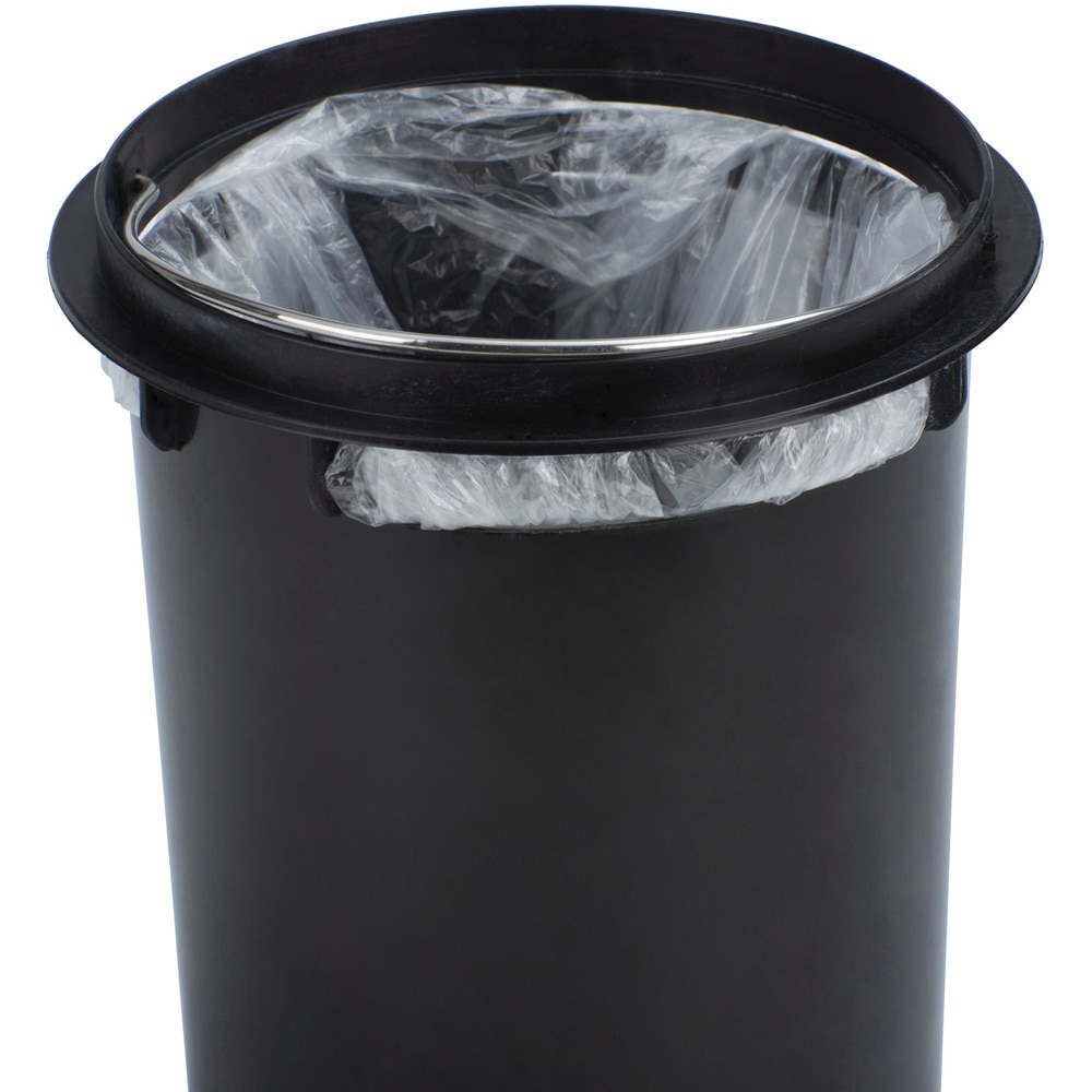 Cos gunoi pentru baie WENKO Leman, 3 l, rotund, otel inoxidabil, argintiu