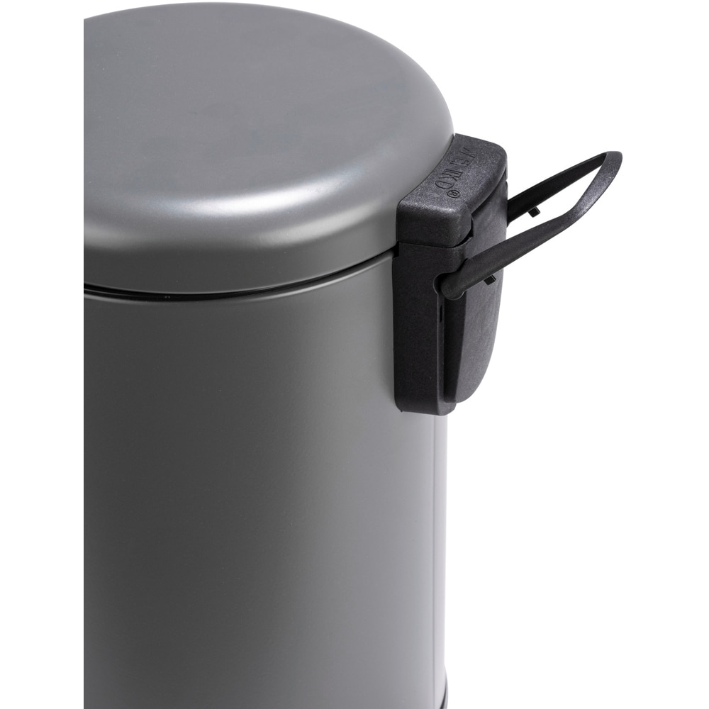 Cos gunoi pentru baie WENKO Leman, 3 l, rotund, otel inoxidabil, argintiu