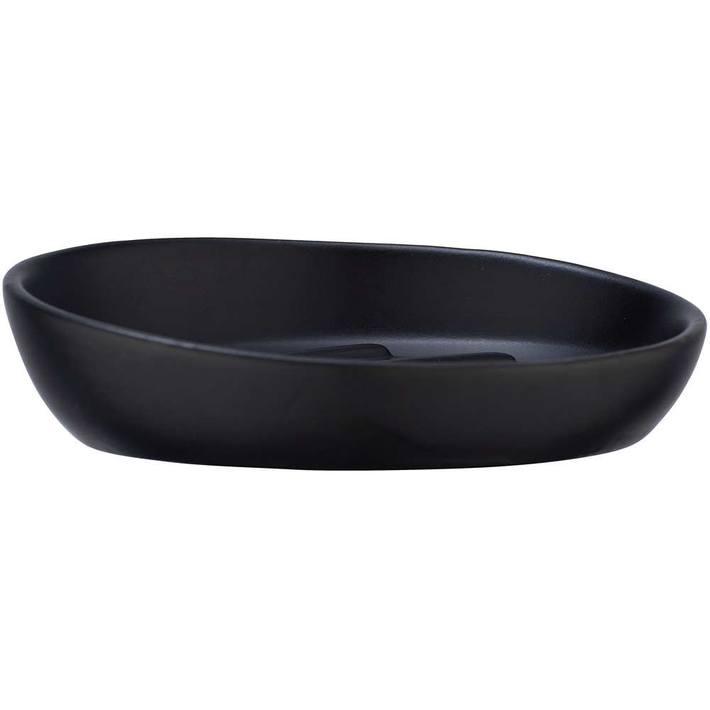 Savoniera WENKO Badi, ceramica, negru