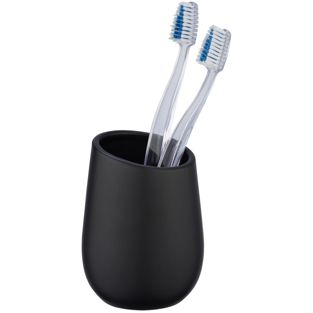 Pahar baie WENKO Badi, ceramica, negru