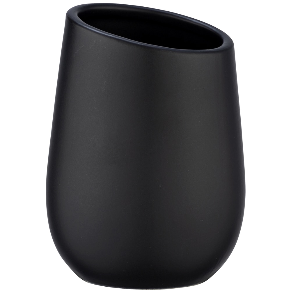 Pahar baie WENKO Badi, ceramica, negru