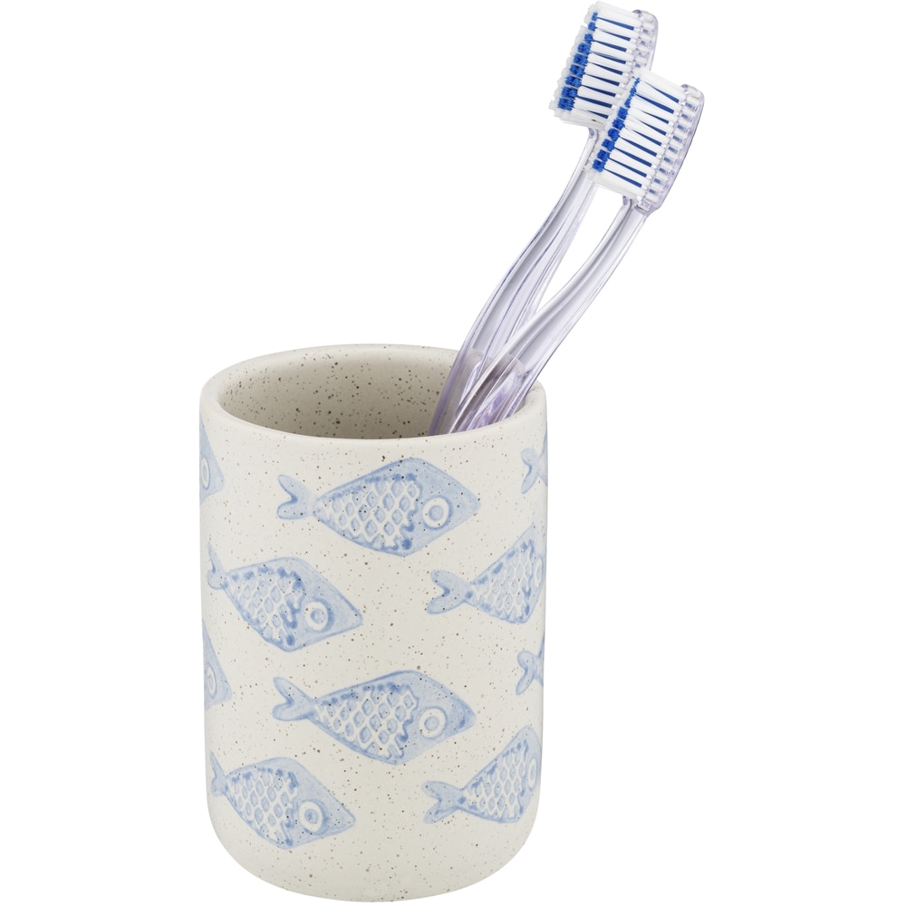 Pahar baie WENKO Aquamarin, ceramica, bej