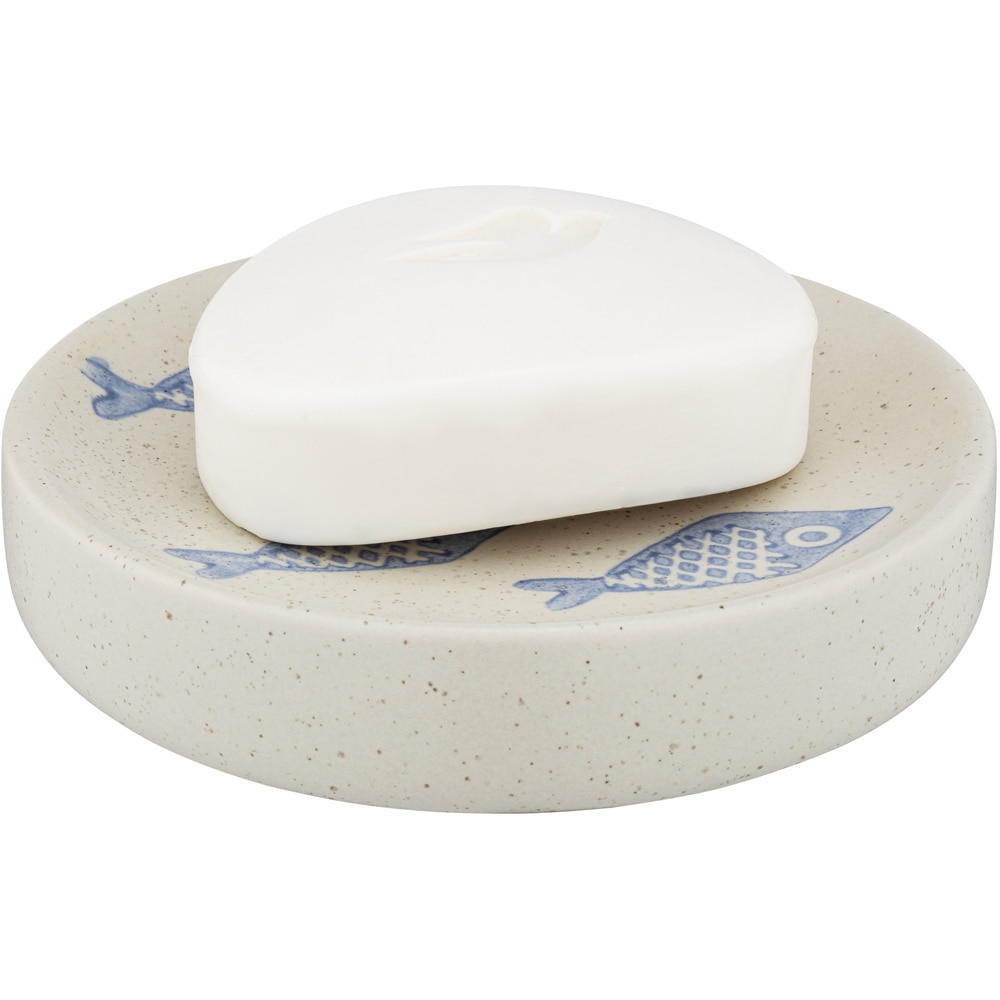 Savoniera WENKO Aquamarin, ceramica, bej