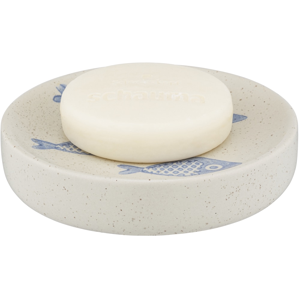 Savoniera WENKO Aquamarin, ceramica, bej