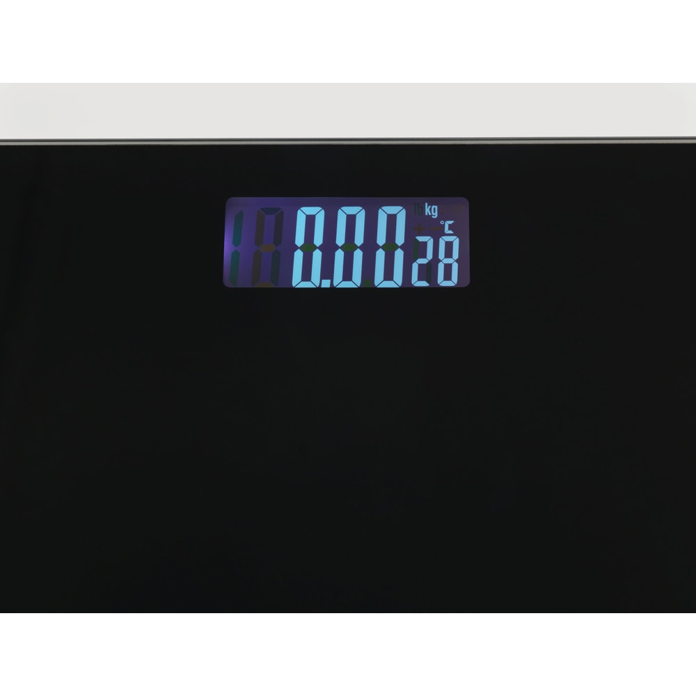 Cantar corporal WENKO 24460100, 180 kg, sticla, negru