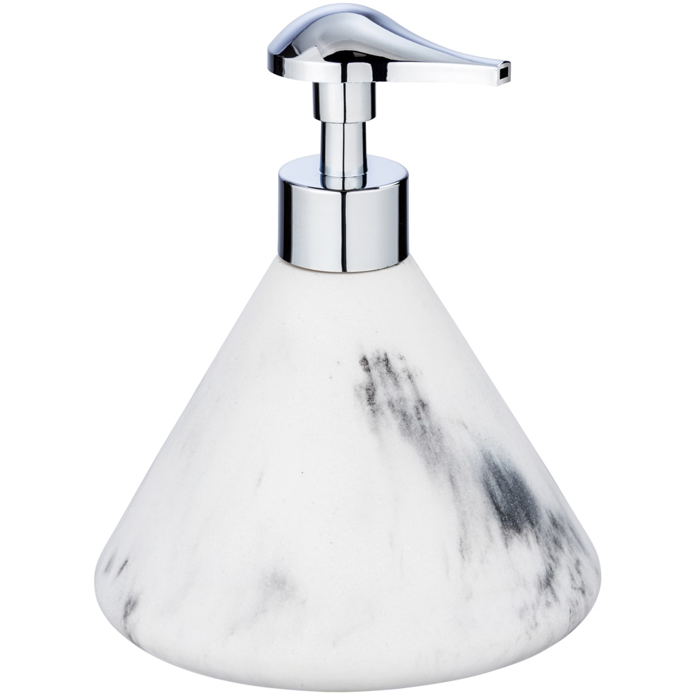 Dispenser sapun lichid WENKO Desi, 300 ml, alb-gri