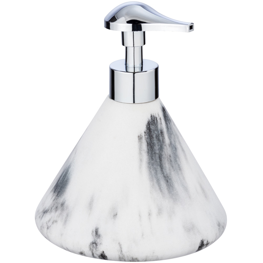 Dispenser sapun lichid WENKO Desi, 300 ml, alb-gri