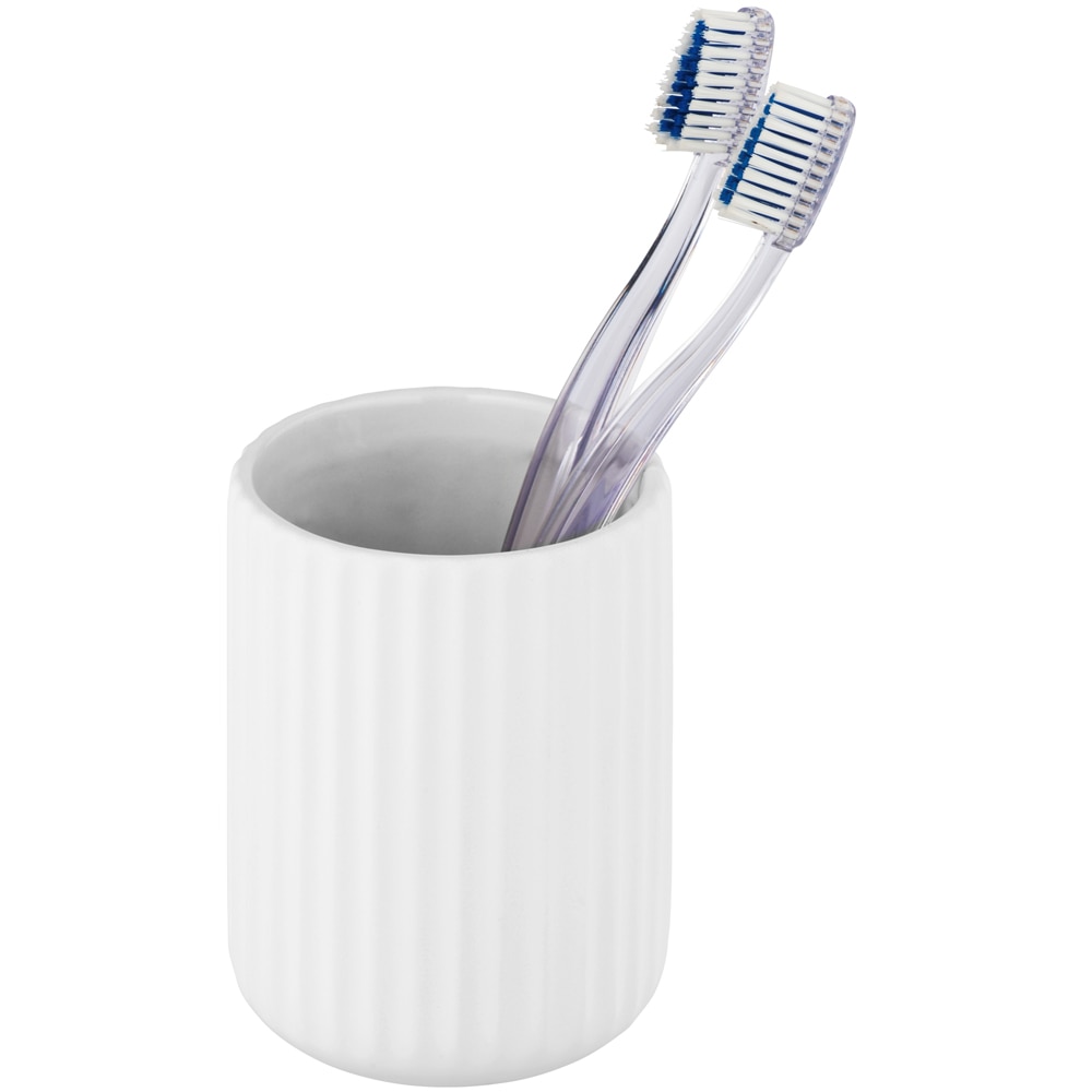 Pahar baie WENKO Belluno, ceramica, alb