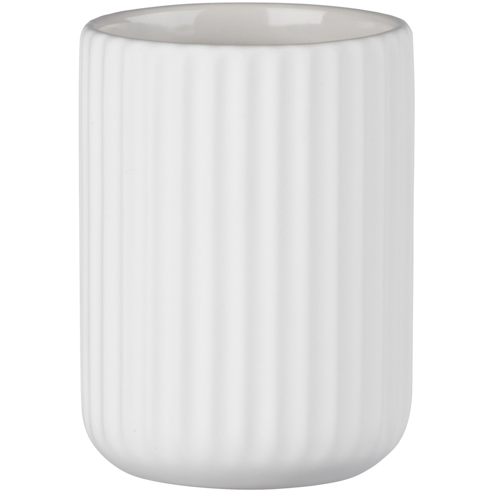 Pahar baie WENKO Belluno, ceramica, alb