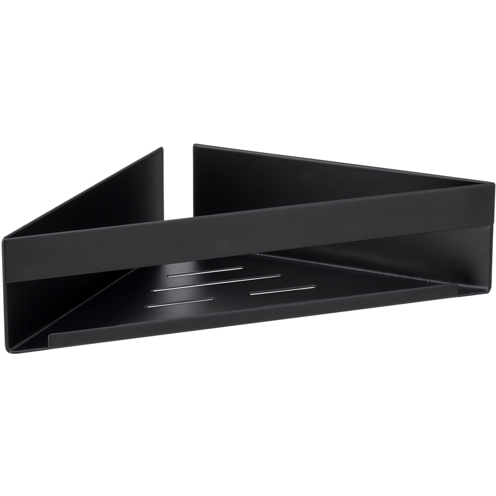 Raft de colt WENO Genova, inox, 36 cm, negru