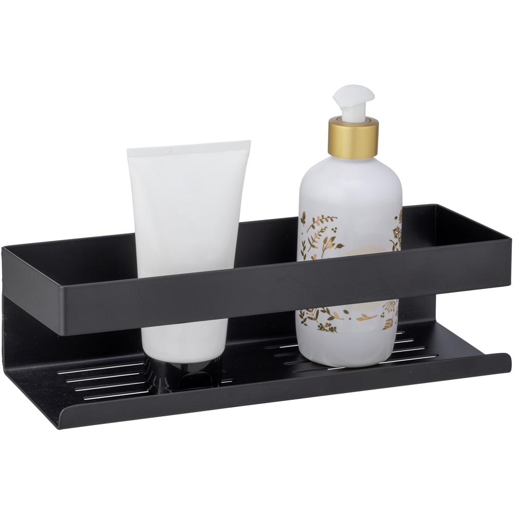 Etajera baie WENKO Genova, 30 cm, negru