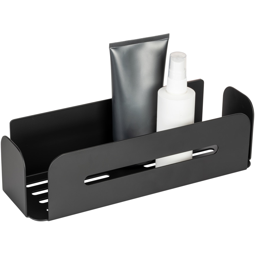 Etajera baie WENKO Bivio, 30 cm, negru