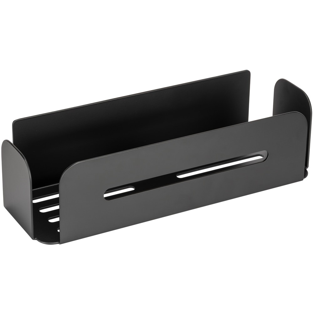 Etajera baie WENKO Bivio, 30 cm, negru