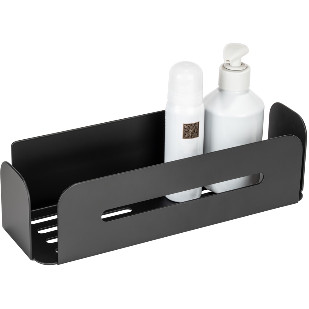 Etajera baie WENKO Bivio, 30 cm, negru