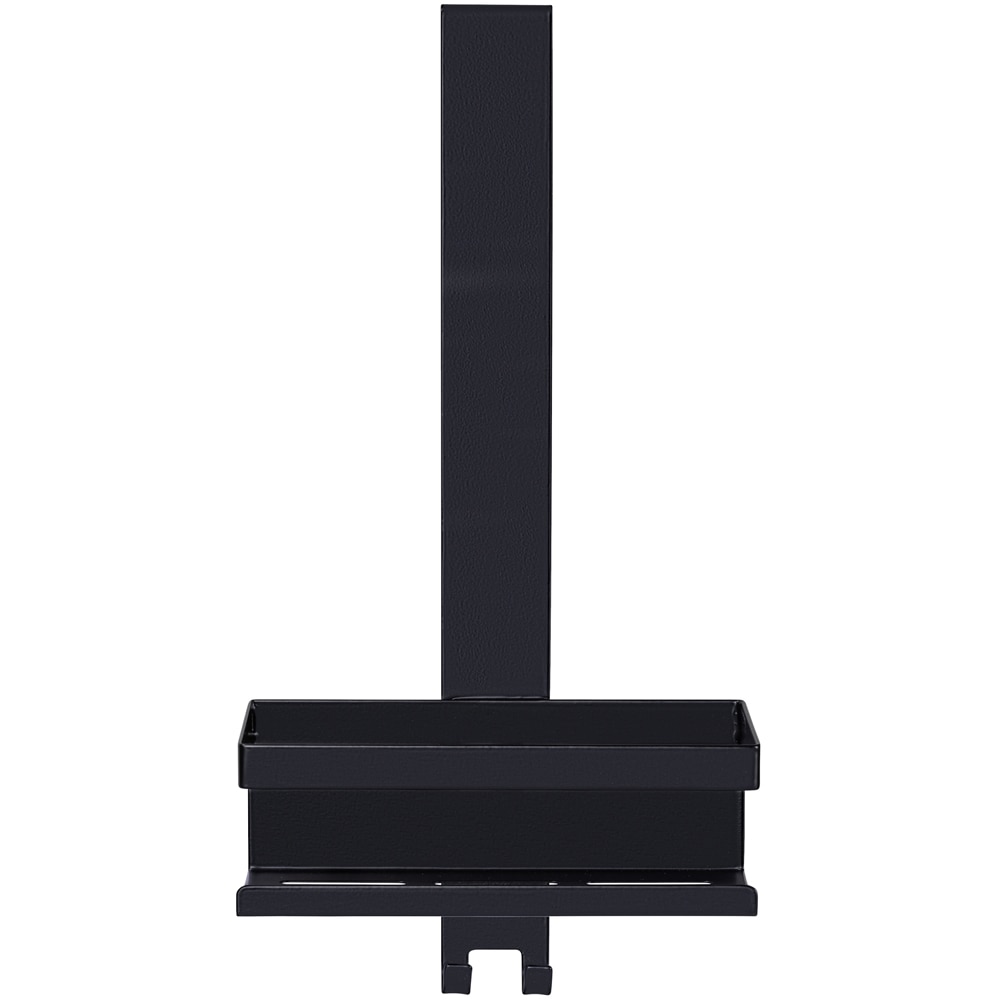 Etajera baie WENKO Bribano Uno, inox, 23 cm, negru