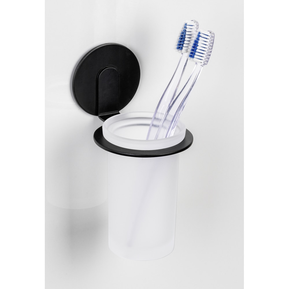 Pahar baie WENKO Bivio, negru-alb