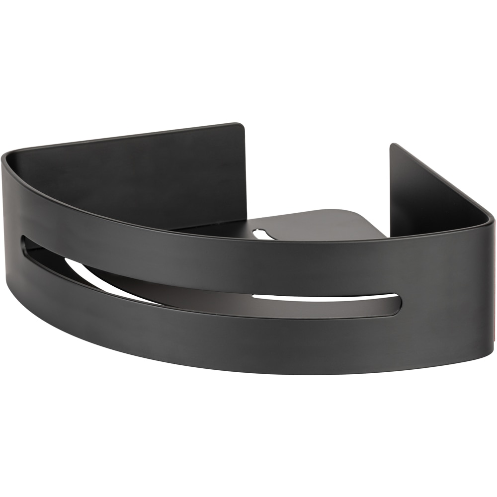 Raft de colt WENKO Bivio, aluminiu, 30.5 cm, negru