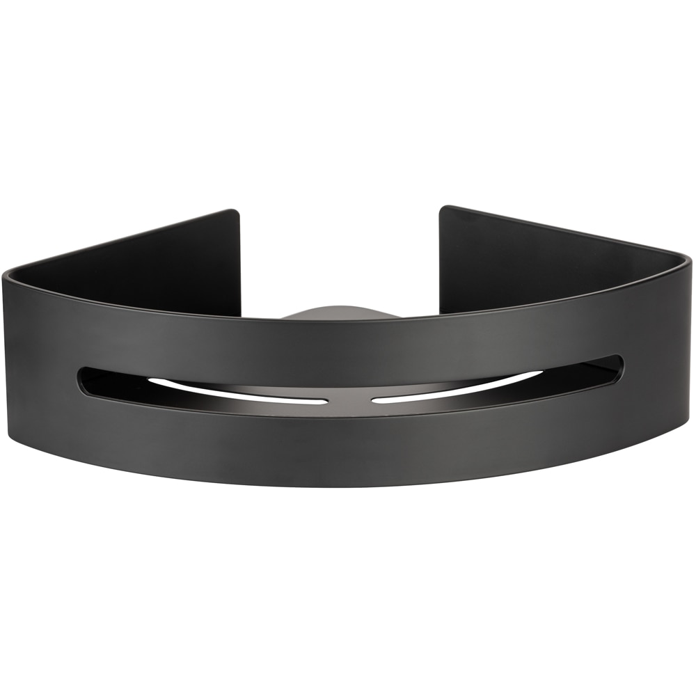 Raft de colt WENKO Bivio, aluminiu, 30.5 cm, negru