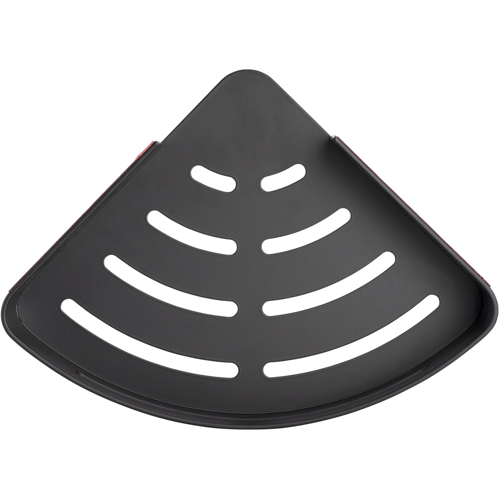 Raft de colt WENKO Bivio, aluminiu, 30.5 cm, negru