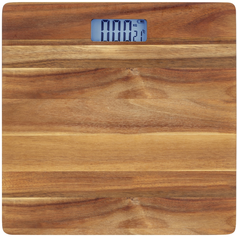 Cantar corporal WENKO Acacia, 180 kg, lemn, maro