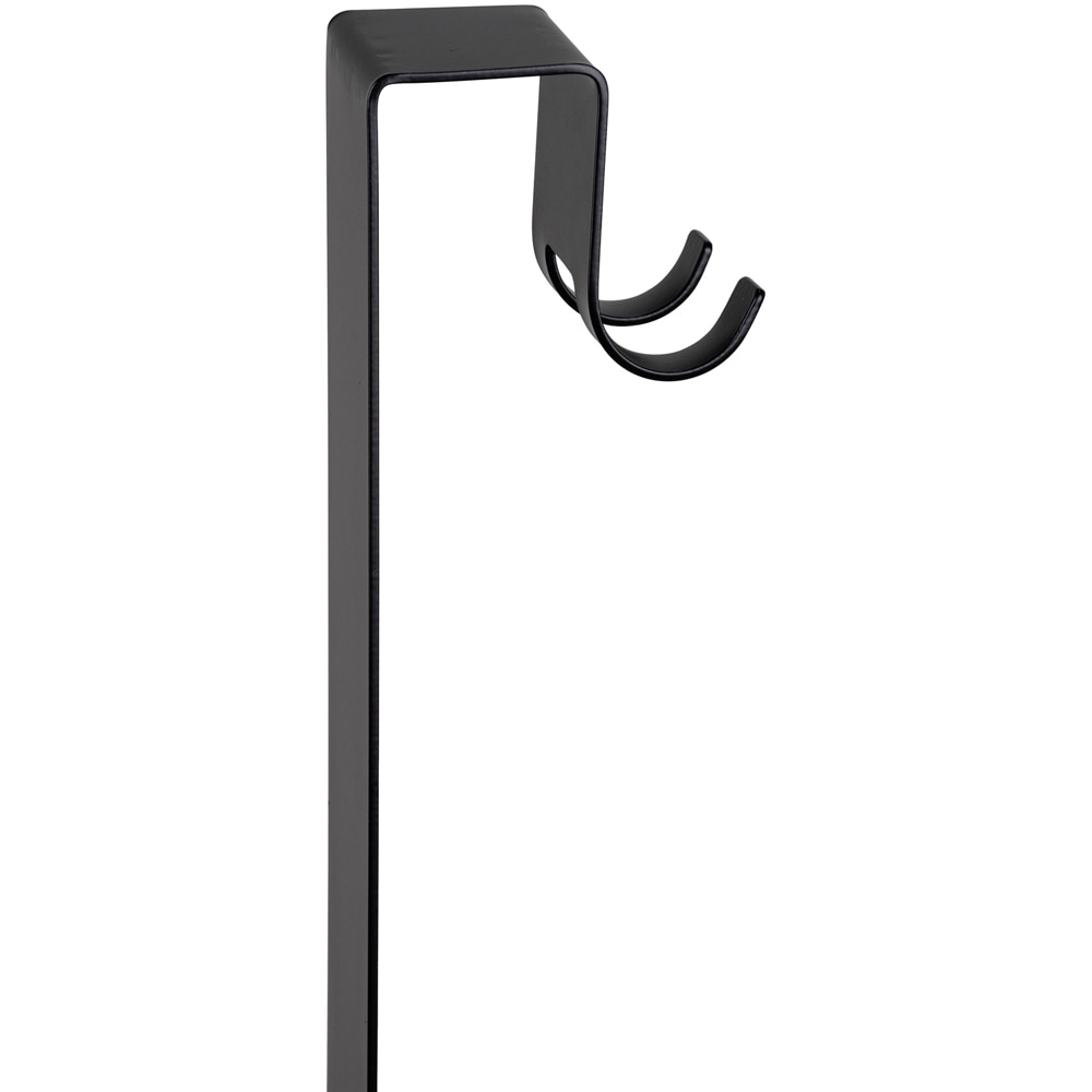 Etajera baie WENKO Bribano Duo, 2 polite, inox, 23 cm, negru