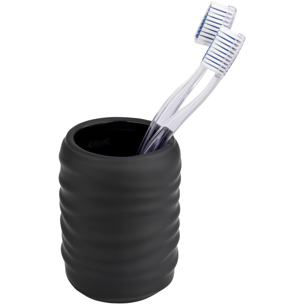 Pahar baie WENKO Illana, ceramica, negru