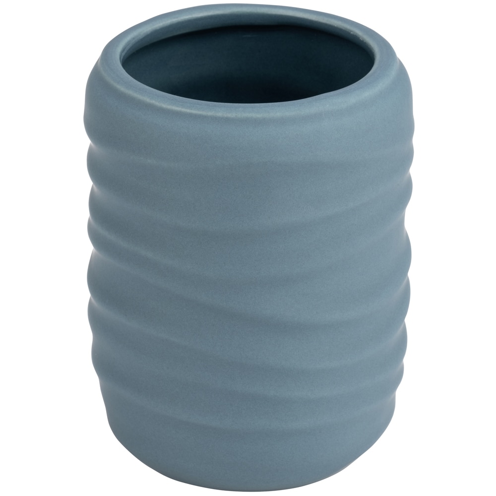 Pahar baie WENKO Illana, ceramica, albastru petrol