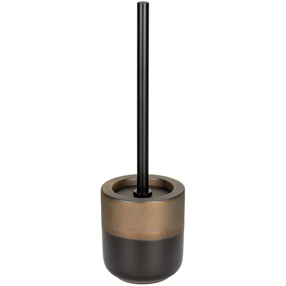 Set perie toaleta WENKO Enego, negru-bronz