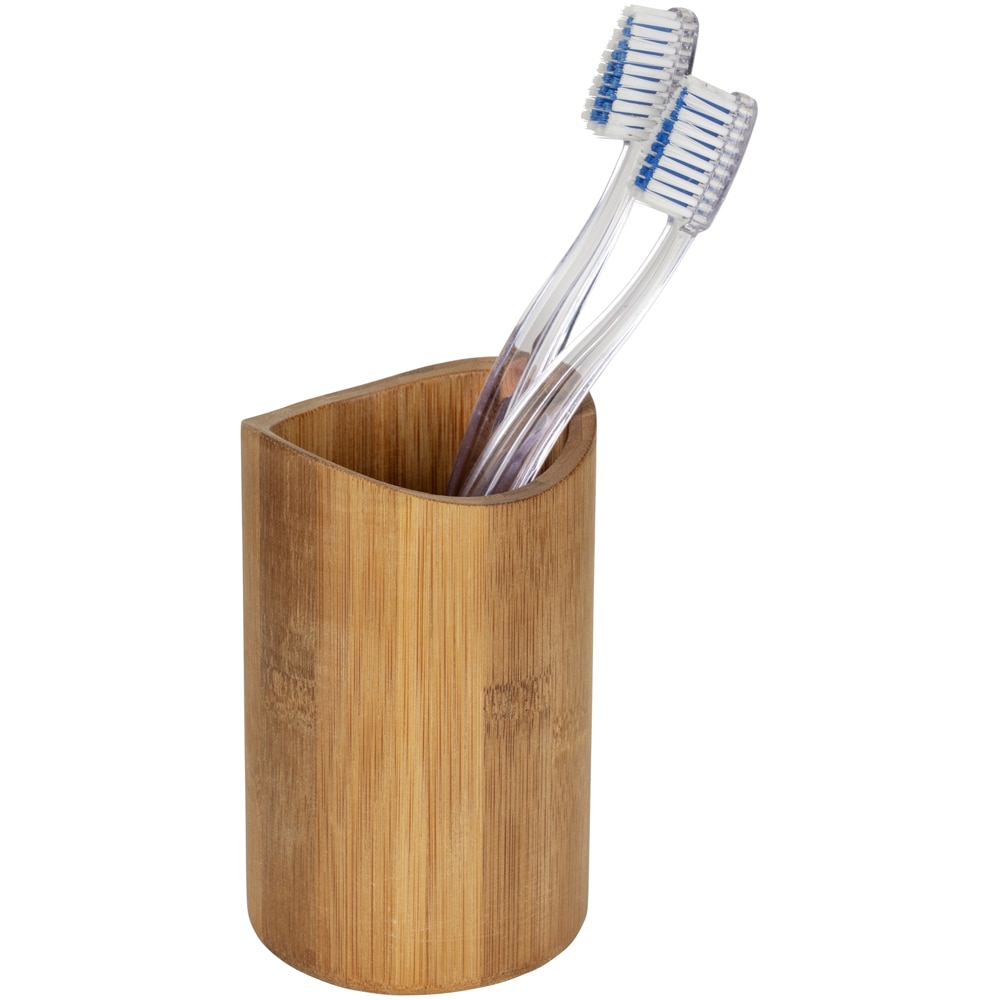 Pahar baie WENKO Bedolla, bambus, maro