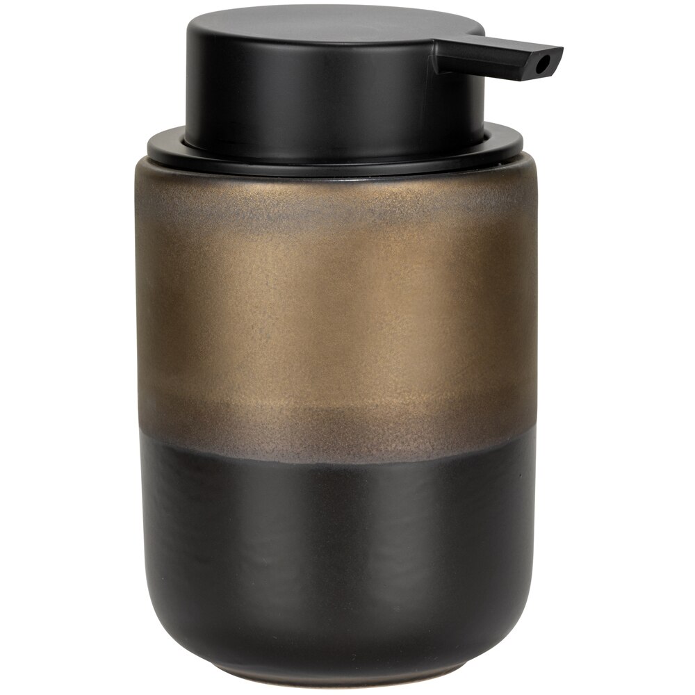 Dispenser sapun lichid WENKO Enego, 300 ml, negru-bronz