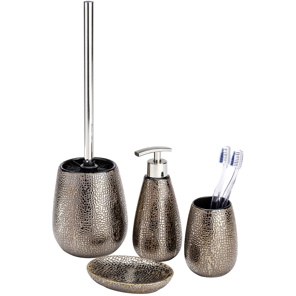 Pahar baie WENKO Marrakesh, ceramica, auriu