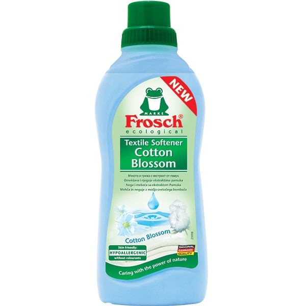 Balsam de rufe ecologic FROSCH Floare de Bumbac, 750 ml