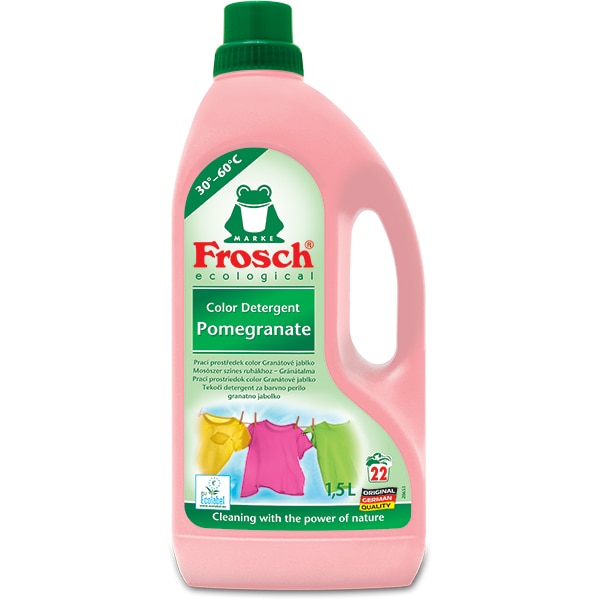 Detergent lichid ecologic FROSCH, Rodie, 1.5 l, 22 spalari