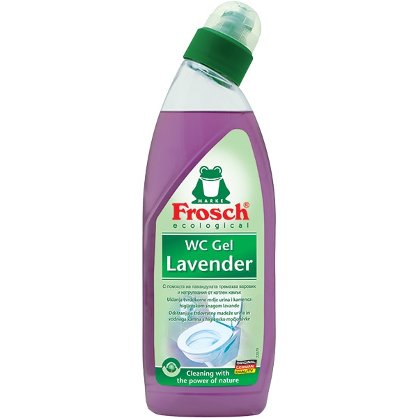 Solutie curatare toaleta ecologica FROSCH WC Gel Levantica, 750ml