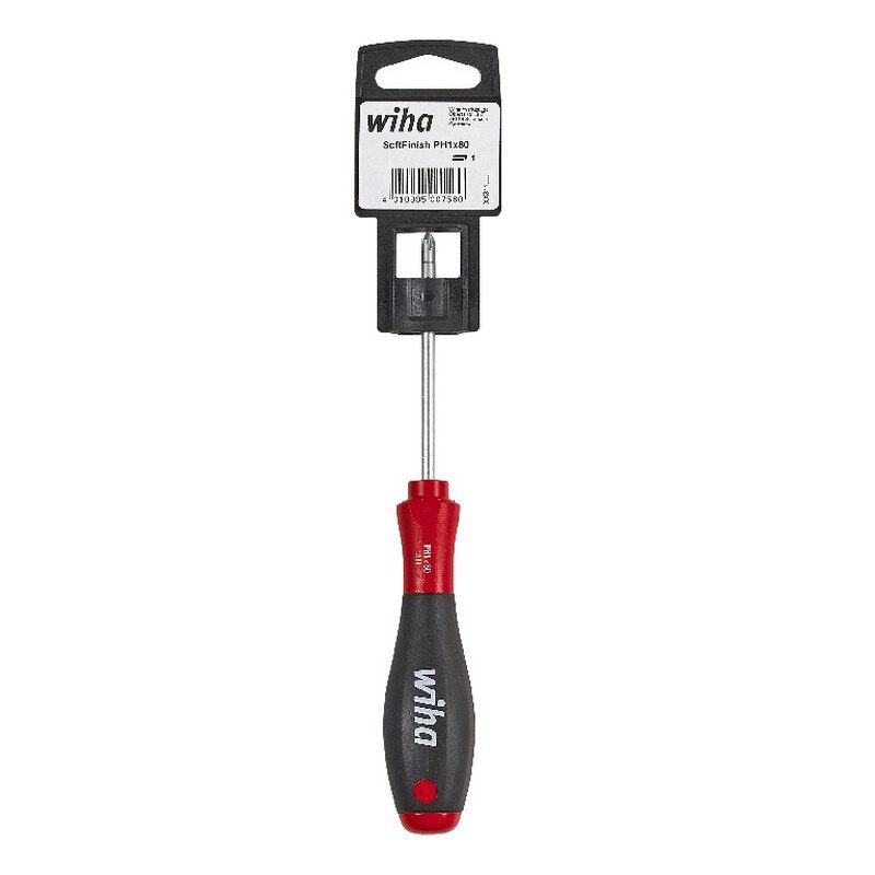 Surubelnita cruce PH1 100 Wiha, 191 mm, maner ergonomic SoftFinish